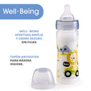 CHICCO BIBERON WELL-BEING 250ML FL MEDIO 2M+ 28623-10 - 28263-20 - 28623-30