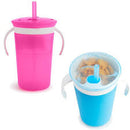 @MUNCHKIN VASO C/PAJITA 2EN1 SNACK CATCH & SIP 266ML 118ML LIBRES BPA 12M+ MU10867 - 114748