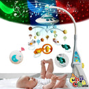 MÓVIL CARRUSEL P/ CUNA MUSICAL 360 MULTIFUNCIONAL + SONIDOS Y PROYECTOR + CONTROL REMOTO NAVE 126126