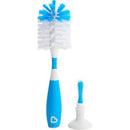 @MUNCHKIN LIMPIEZA CEPILLO 2EN1 CUELLO FLEXIBLE PARA MAMADERAS Y TETINAS CELESTE - GRIS - MU15769 - 157691