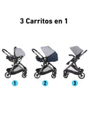 @GRACO CARRITO TRAVEL SYSTEM+BABY SEAT SNUGRIDE35 - 3EN1 - MODES ELEMENT - LYNWOOD 4 RUEDAS R.N-16/22KG GR2113923 - 172580