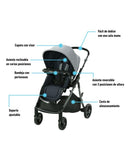 @GRACO CARRITO TRAVEL SYSTEM+BABY SEAT SNUGRIDE35 MODES CLOSER 3EN1 - NASH - R.N-16/22KG - GR2139171 - 175369