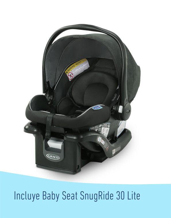# GRACO CARRITO TRAVEL SYSTEM+BABY SEAT SNUGRIDE35 MODES 3LITE DLX - WEST POINT 3RUEDAS R.N-16/22KG - GR2174257 - 184989