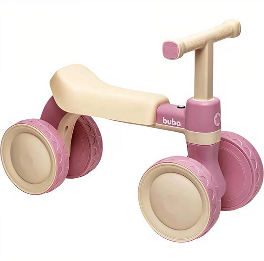 # BUBA BICICLETA DE EQUILIBRIO C/SONIDOS DE 4 RUEDAS AZUL BUB18823 - ROSA BUB18824