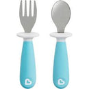 @MUNCHKIN ALIMENTAR SET CUCHARA & TENEDOR RAISE CON BASE ELEVADA SET 2 PCS 12M+ MU27158 - 271489