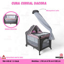 EBABY CUNA CORRAL DACORA FUNCION COLECHO+MOSQUITERO ALTO R.N-3 AÑOS - 750-1