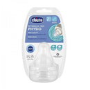 CHICCO TETINA PHYSIO PERFECT5 FLUJO MEDIO SILICONA X2 2M+ 20323-00 - 122202