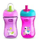 CHICCO VASO DE TRANSICIÓN 12M+ ROSA / LILAS 6941-10