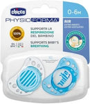 CHICCO CHUPETE PHYSIO AIR LATEX 0-6MESES 2 UNIDADES 75020-11 - 75020-21