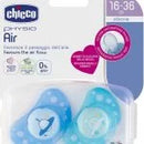 CHICCO CHUPETE PHYSIO AIR SILICONA 2 UNIDADES 16-36 MESES 75034-11 - 75034-21
