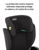 @GRACO CAR SEAT ELEVADOR C/ RESPALDO JUNIOR MAXI I-SIZE R129 - MIDNIGHT 100-150CM / 3.5 a 12 Años GR8CT899MDNEU - 773174