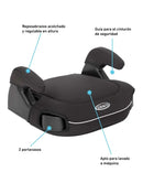 GRACO CAR SEAT ELEVADOR S/ RESPALDO DELUXE R129 - BLACK - GR8CT799BLCEU - 773181