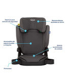 @GRACO CAR SEAT ELEVADOR C/ RESPALDO JUNIOR MAXI I-SIZE R129 - MIDNIGHT 100-150CM / 3.5 a 12 Años GR8CT899MDNEU - 773174