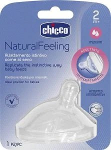 CHICCO TETINA NATURAL FELING STEP-UP MEDIANO X1 - 2M+ 81023-10 - 4008209