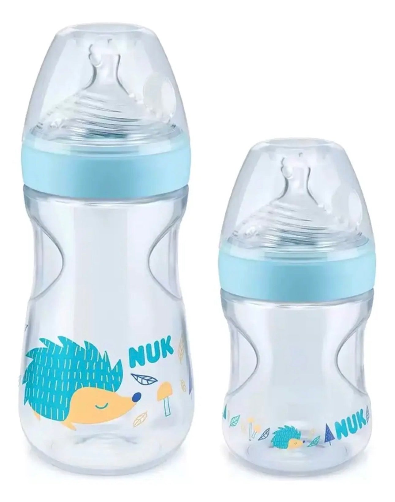 Nuk Kit 2 Biberones Essense – 150ml + 270ml 💚