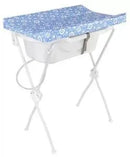 TUTTI BABY BAÑERA CON CAMBIADOR  FLORIPA AZUL ESSENCIAL 80107