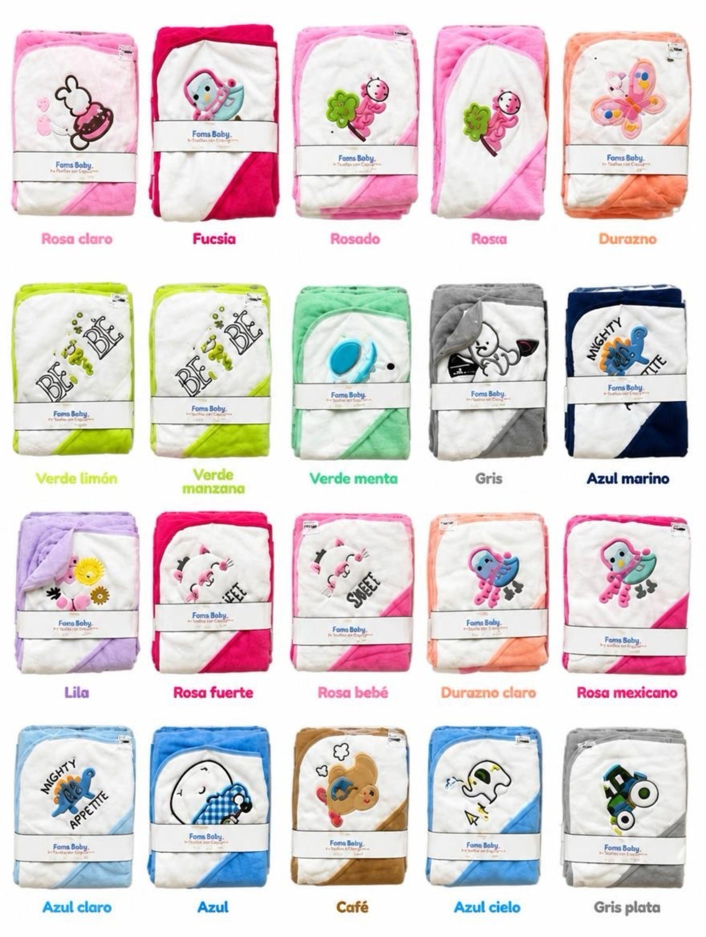 Foms Baby Toalla con Capuz 76 × 76 cm - SE23