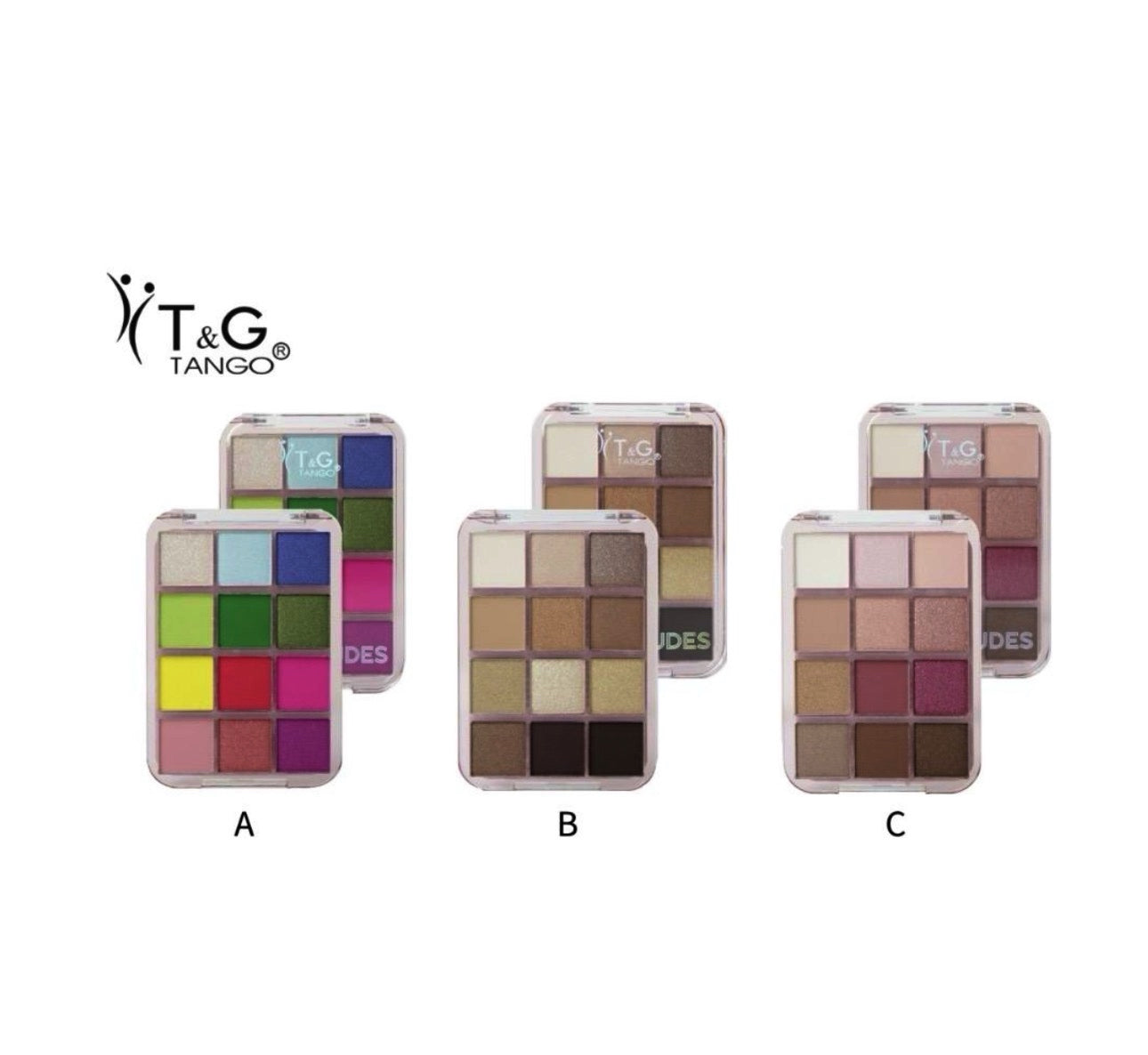 🤎 T&G SOMBRA NEW NUDES 12 COLORES PE-2412 & 🌈 T&G SOMBRA NEW NUDES COLORIDO 24 Box PE-2412A 💛