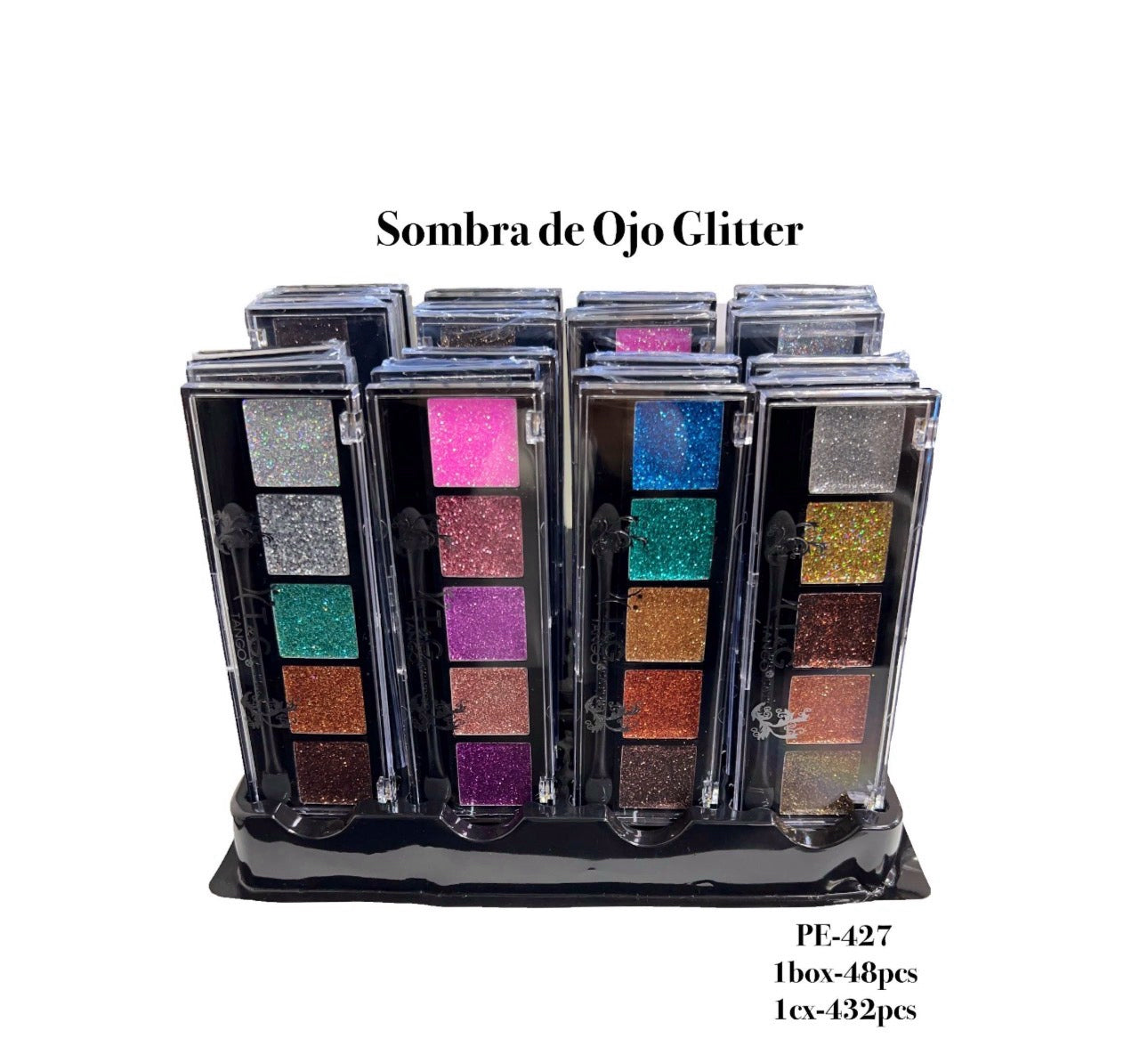 🌈 T&G SOMBRA GLITTER 5 COLORES PE-427 x48 Box 💛