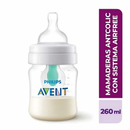 AVENT BIBERON CLASSIC ANTICOLICO C/SISTEMA AIR FREE 260ML 1M+ 81314 - 852780