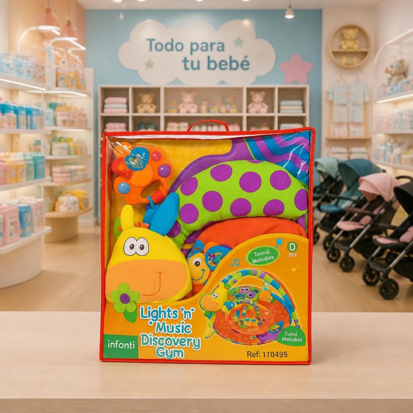 Infanti Tapete Gimnasio Lights’n Music Discovery Gym 0M+ 110495 💚