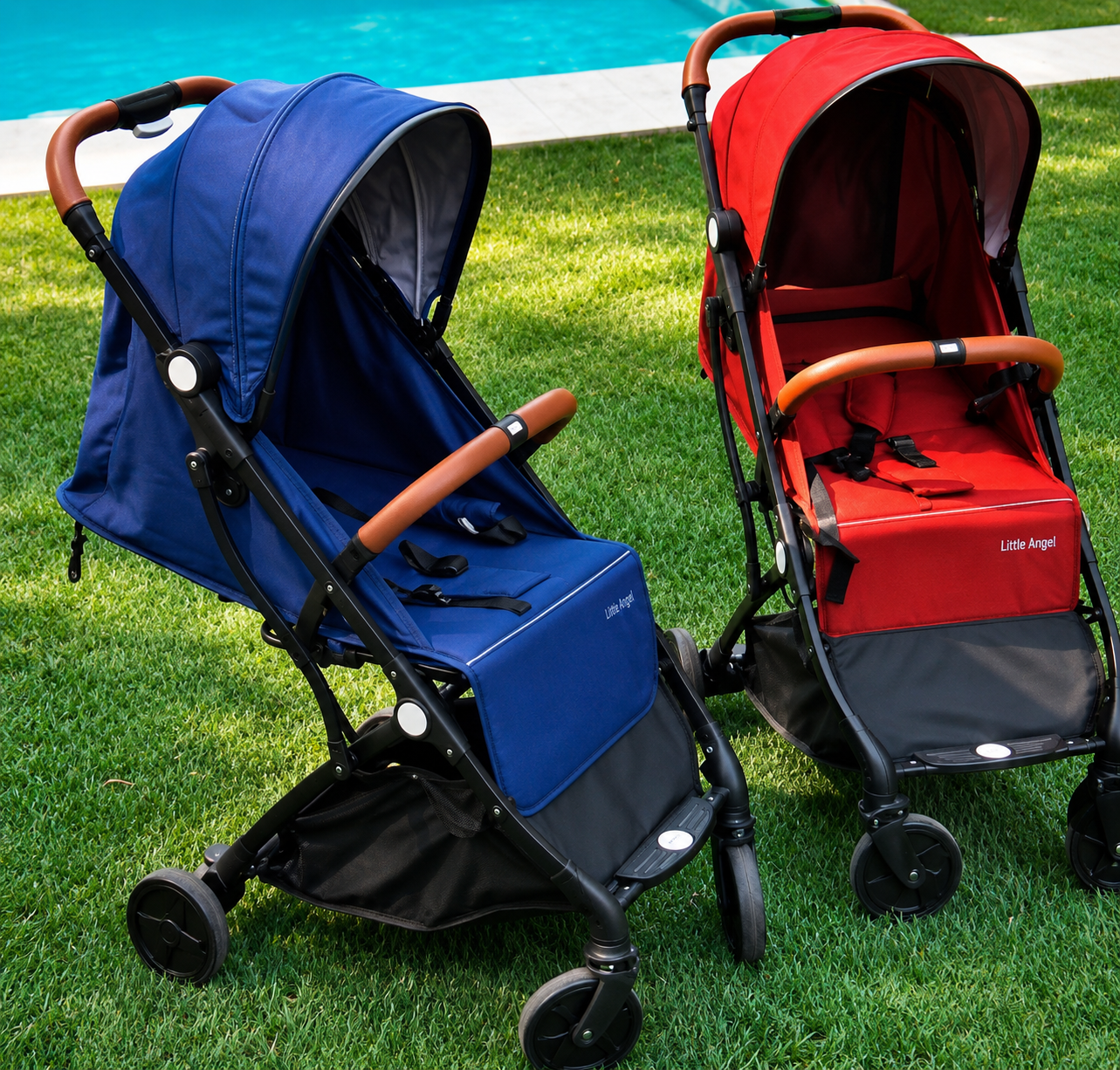 LITTLE ANGEL CARRITO COMPACT TRAVEL STROLLER 6M+ AZUL
Modelo TR18 – 1818