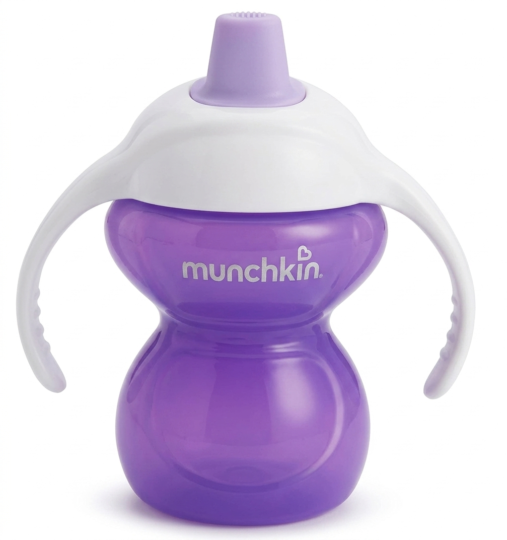 Munchkin Alimentación Vasitos Click Lock C/Pico Bite Proof C/Asas 207ML - Lilas MU44178 - 441684