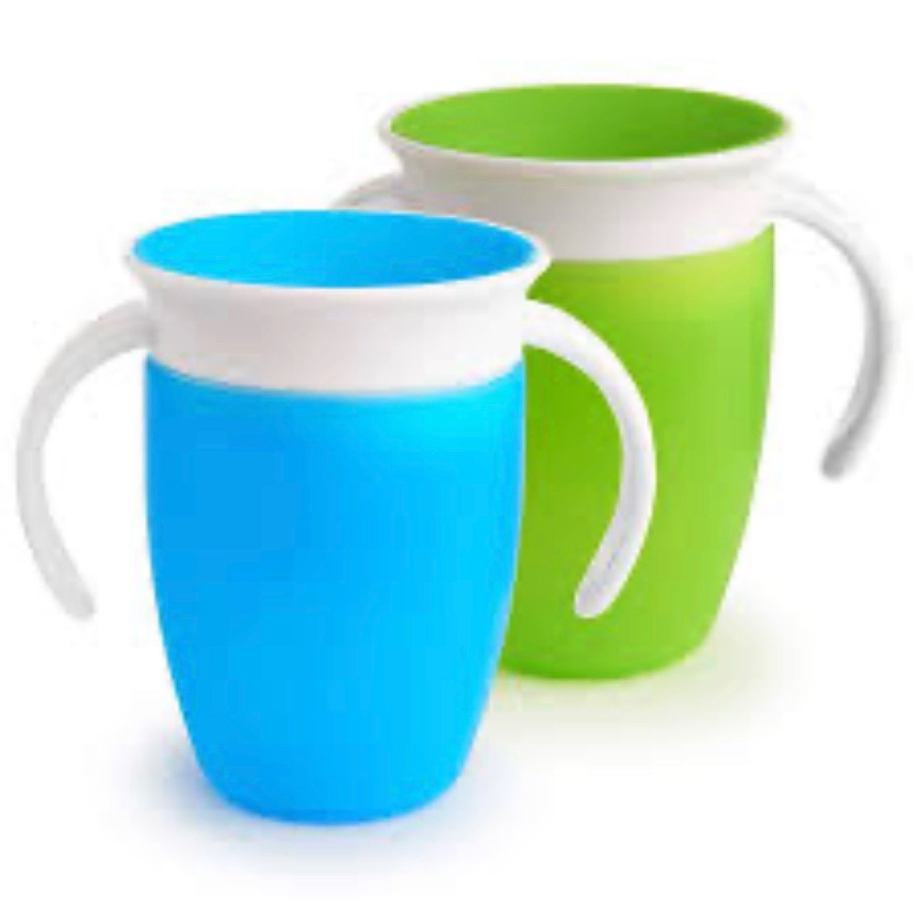 Munchkin Alimentación Vaso Miracle 360 C/Asas 207ML Pack X2 Verde / Azul 6m+ MU47921 - 173479
