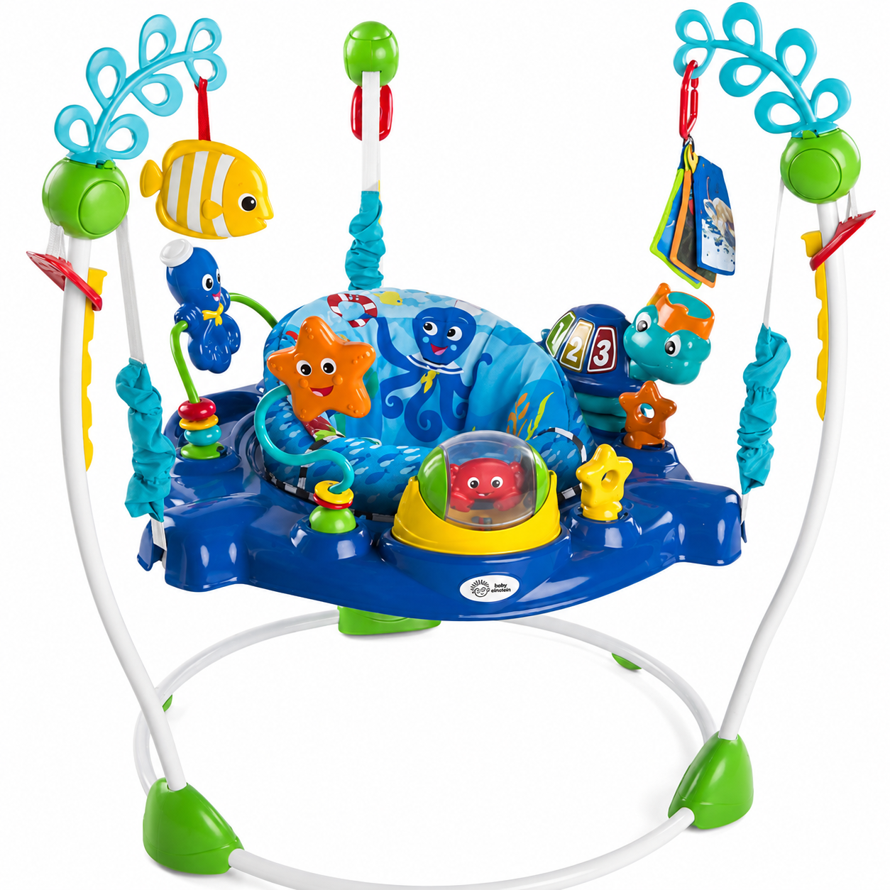 Baby Einstein Andador Jumping Neptune’s Ocean Discovery con Asiento 360° 6M+
KD10455 / 104556 💛