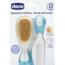 CHICCO CEPILLO Y PEINE NATURAL ROSA / AZUL - 0M+ ROSA 6569-10 - AZUL 6569-20