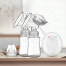 MATERNIDAD MUA MUA EXTRACTOR GLOW SACA LECHE ELÉCTRICO GLOW DOBLE CON BIBERON 150ML X2+ASSESORIOS 6925546