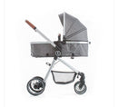 @PREMIUM BABY CARRITO MOISES CON BABY SEAT+BASE MIKE 3EN1 COLOR GRIS-NEGRO-BORDO