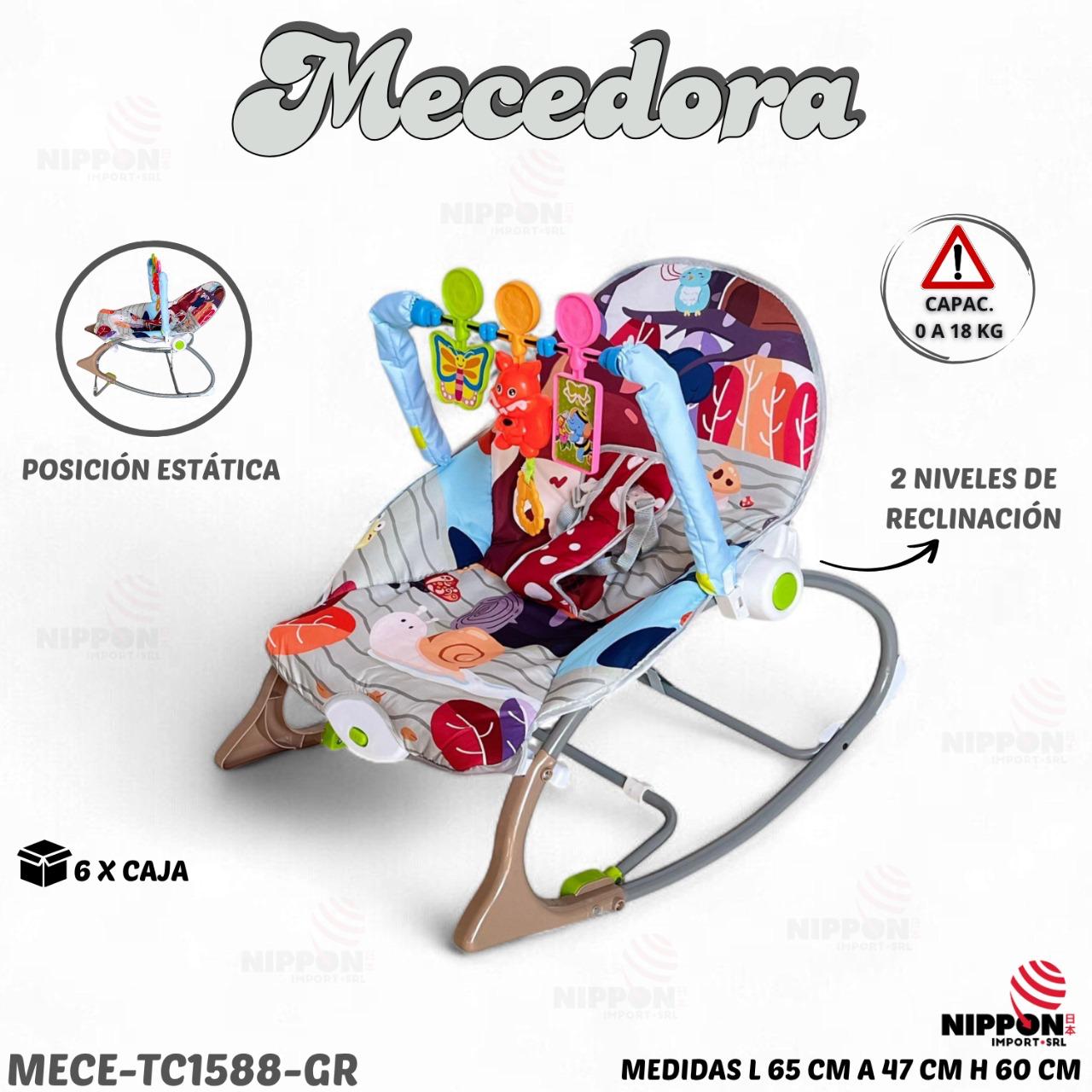 MECEDORA 0-18 KILOS COLOR FUCSIA R.N-18KILOS MECE-TC1588 - C/MUSICAL TM03 -VERDE