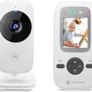 MOTOROLA MONITOR BABY 2.4 GHz, FHSS, 2" ZOOM DIGITAL CON VISION NOCTURNA INFRAROJA BRANCO VM481