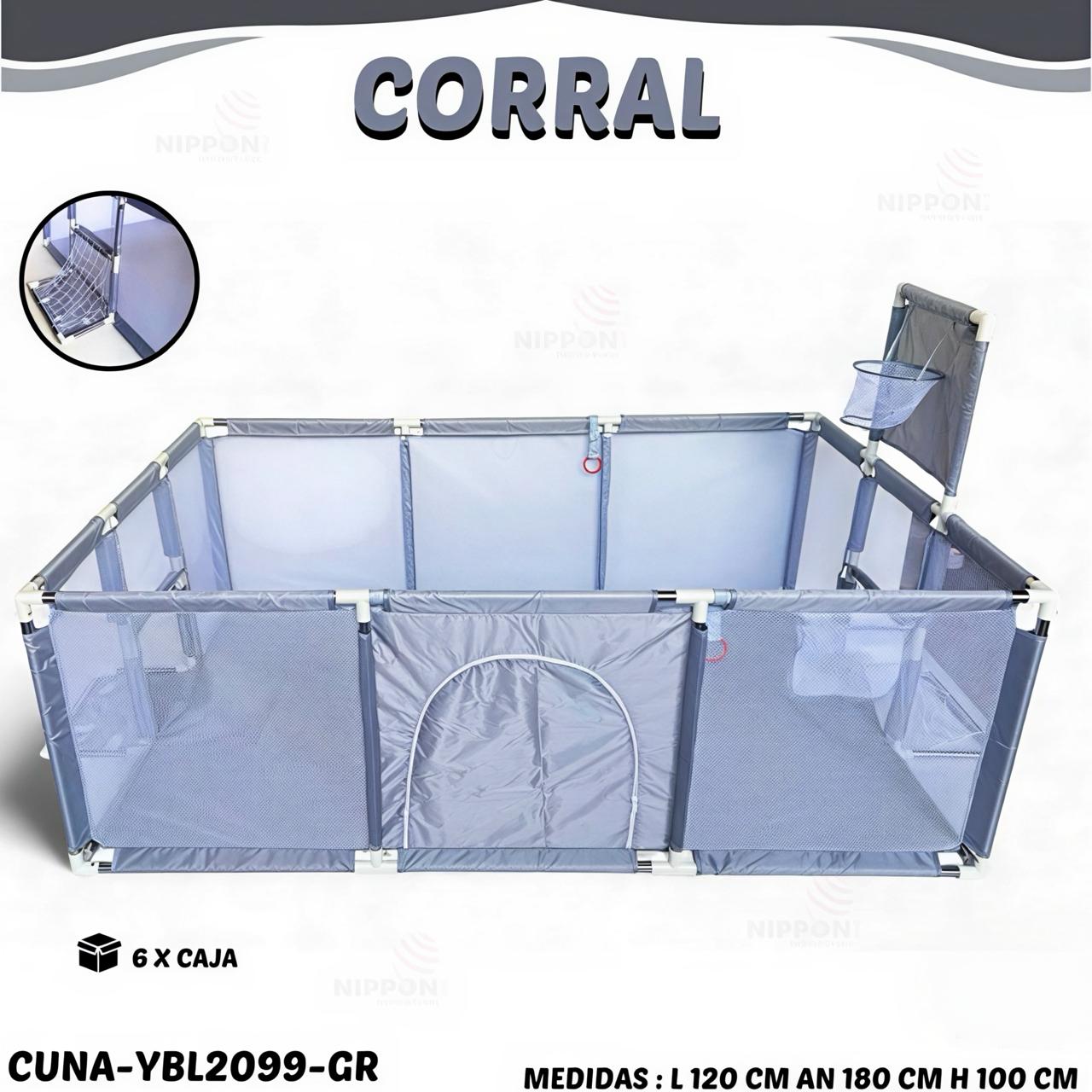 MOM-EZY CORRAL INFANTIL GRANDE+ESPACIO/COMODO - YBL2099đź’›