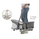 PREMIUM BABY CUNA MULTIFUNCION 6EN1 MELODIAS+MECEDORAS+MOISES+GRIS+VIBRACION R.N-9/15KG PB2216 - 2037441