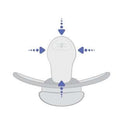 CHICCO CHUPETE PHYSIO MICRO SILICONA AZUL 0-2M 75121-21 - 4069538