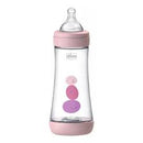 CHICCO BIBERON PERFECT5 SILICONA 300ML 4M+ ROSA 20235-10/30