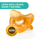 CHICCO CHUPETE TODO GOMA PHYSIO SOFT CAUCHO 1 UNIDAD 6-12 MESES 73002-31