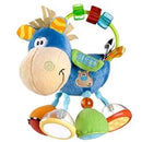 INFANTI MORDEDOR PELUCHE CLIP CLOP PLAYGRO TOYS VACA CELESTE 3M+ 114520 / 101145
