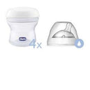 CHICCO CONTENEDORES DE LECHE NATURAL FEELING 4 PZ - 2257-20 - 4014408