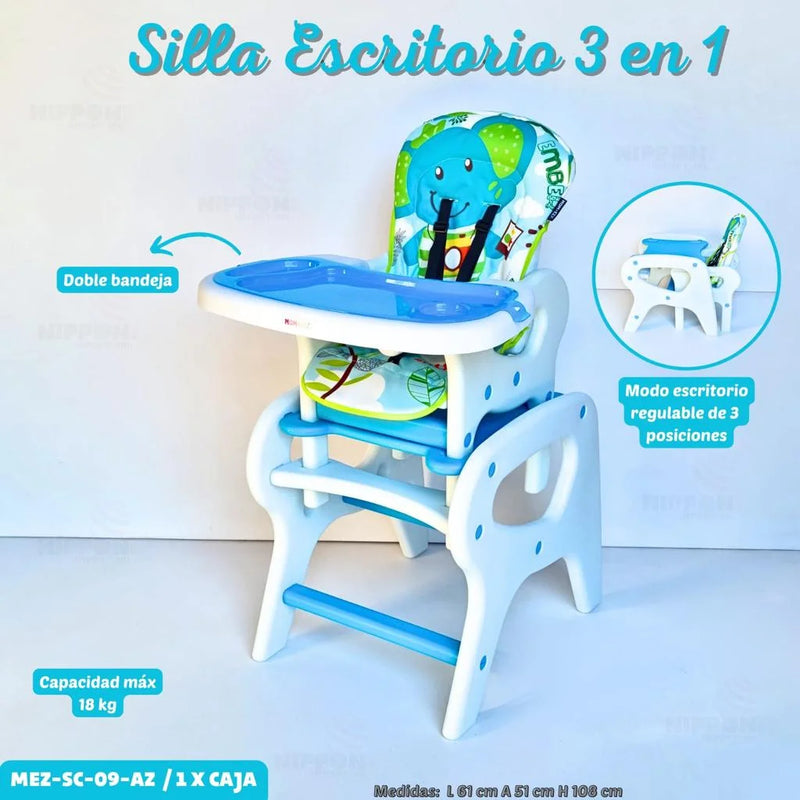 MON SILLA DE COMER ESCRITORIO 3EN1 - 6M HASTA 36 MESES - SC09