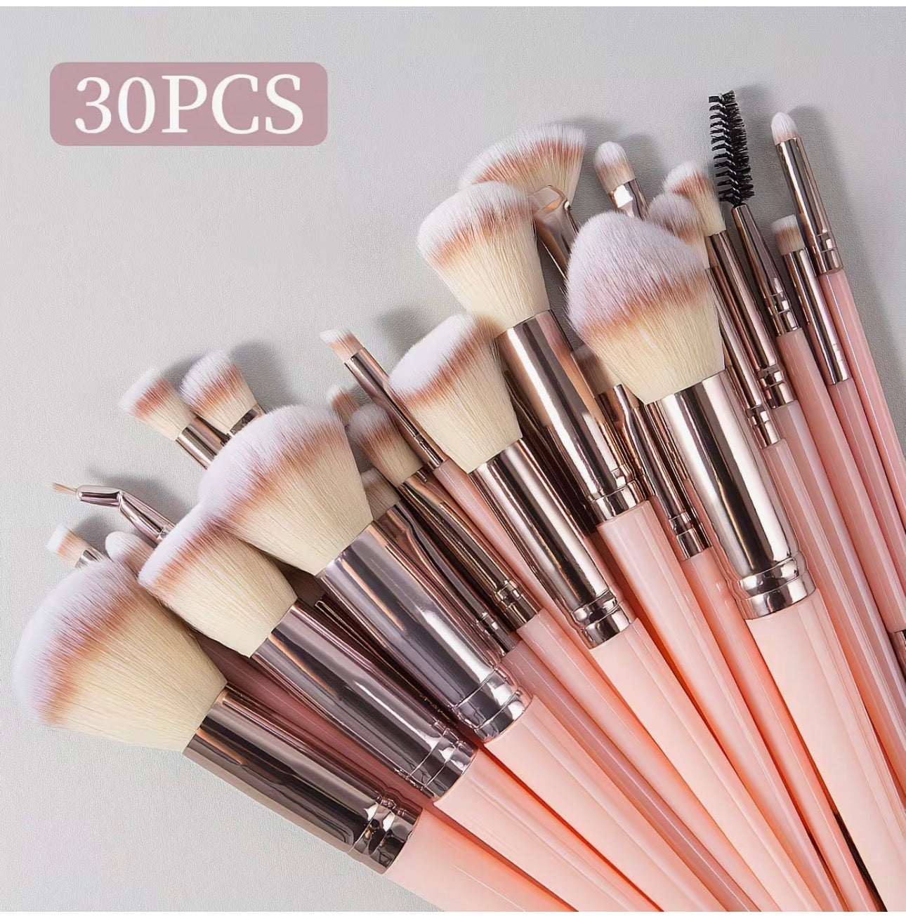 SET PROFESIONAL DE 30 PINCELES DE MAQUILLAJE ✨
