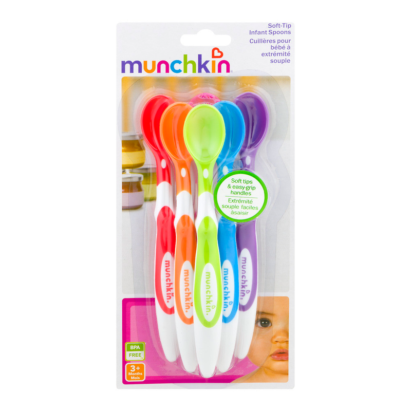 @ MUNCHKIN CUCHARAS ALIMENTAR DE PUNTA SUAVE SET DE 6 PCS 3M+ MU10072 - 100628