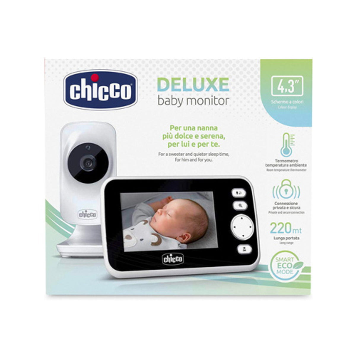 # CHICCO VIDEO BABY MONITOR DELUXE 220V 10158-00 - 124848