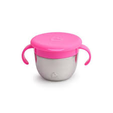@ MUNCHKIN ALIMENTACIÓN RECIPIENTE P/ CEREALES INOX C/ASAS 266ML 12M+ MU11371 - 113611