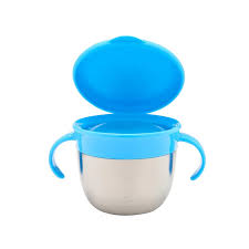 @ MUNCHKIN ALIMENTACIÓN RECIPIENTE P/ CEREALES INOX C/ASAS 266ML 12M+ MU11371 - 113611