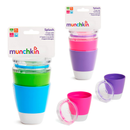 MUNCHKIN ALIMENTACIÓN VASITOS SPLASH C/TAPA VERDE - AZUL / ROSA PACK X2 18M+ 207ML MU11435 - 114885