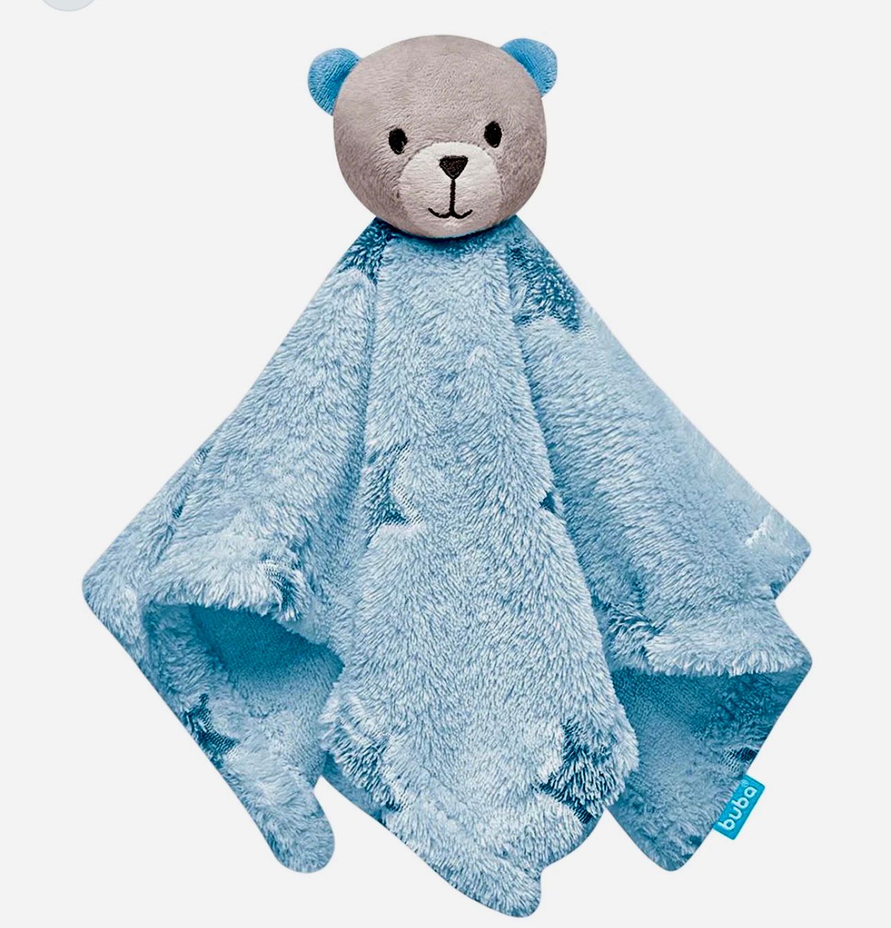 # BUBA MANTITA DE APEGO ELEFANTE GRIS - ESTRELLA C/OSITO AZUL / ROSA