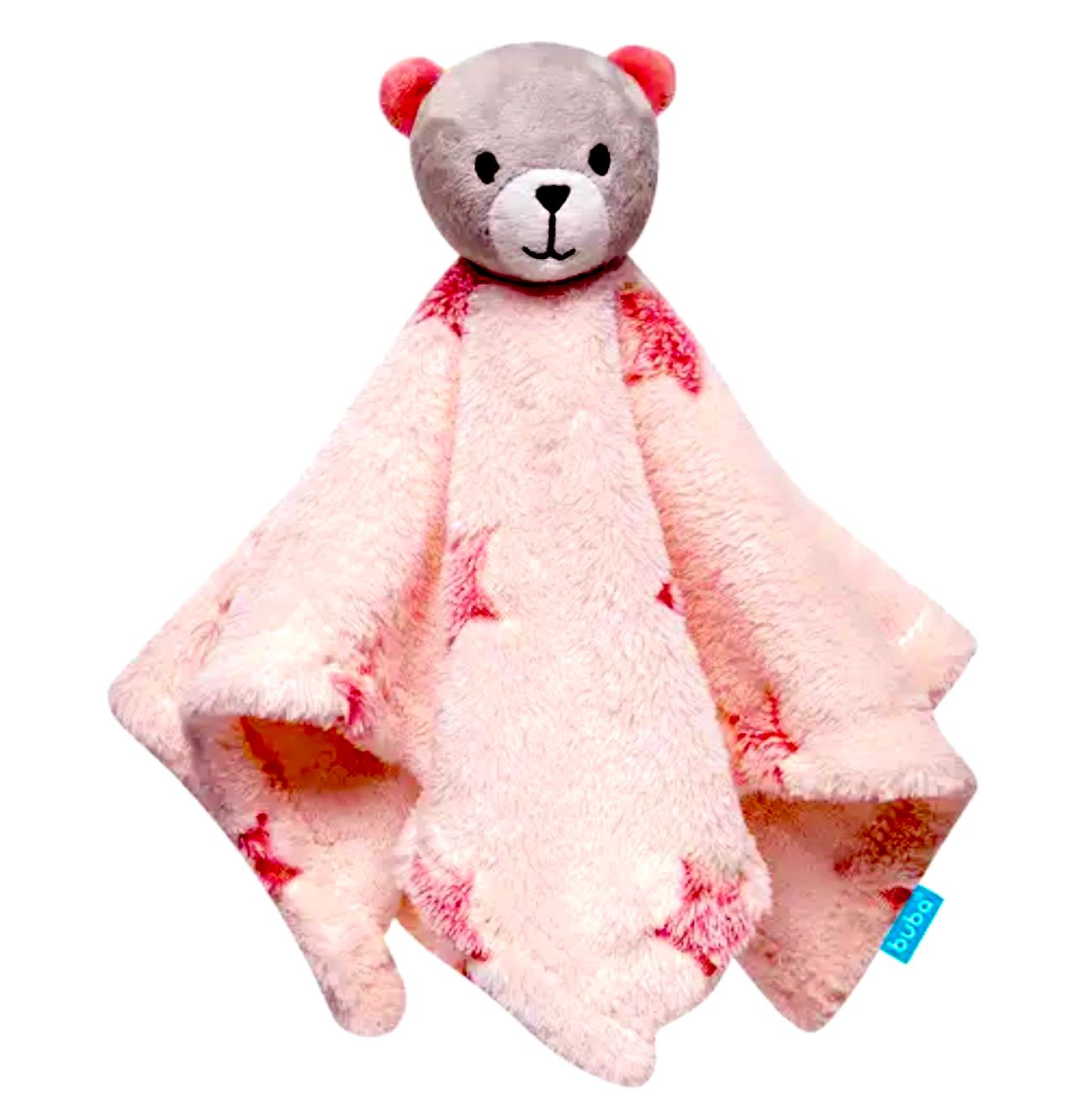 # BUBA MANTITA DE APEGO ELEFANTE GRIS - ESTRELLA C/OSITO AZUL / ROSA